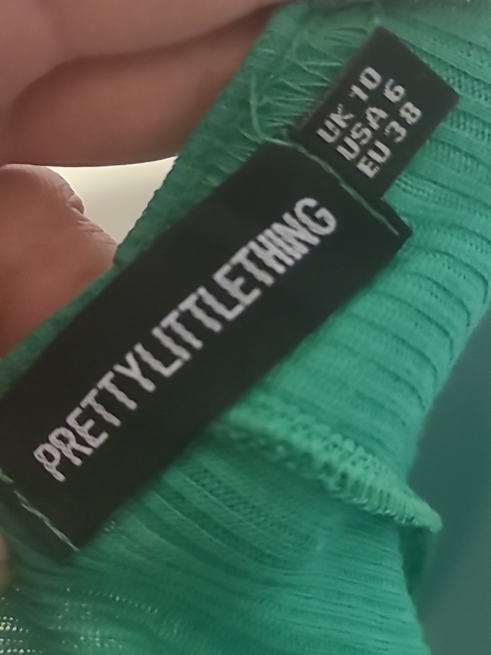 Pretty Little Thing jumpsuit Green Size 6 - Picture 6 of 6